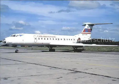 Flugzeuge Zivil Sibaviatrans TU 134A 3 RA 65881 c n 35220 Kat. Flug