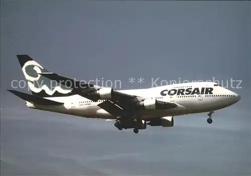 Flugzeuge Zivil Corsair Boeing 747 SP F GTOM  Kat. Flug