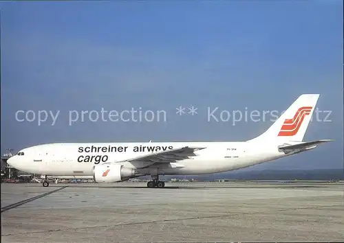 Flugzeuge Zivil Schreiner Airways Cargo Airbus A 300 B4 200F PH SFM Kat. Flug