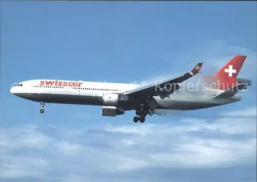 Swissair McD Douglas MD 11 HB IWP cn 48634 Kat. Flug