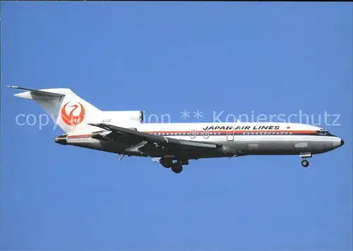 Flugzeuge Zivil Japan Air Lines Boeing 727 46 JA8237 c n 20078  Kat. Flug