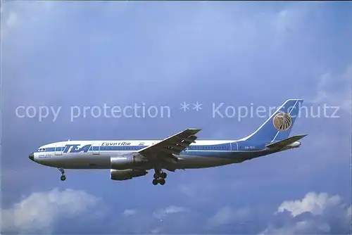 Flugzeuge Zivil Egyptair TEA Airbus A 300 B4 OO TEG c n 17 Kat. Flug