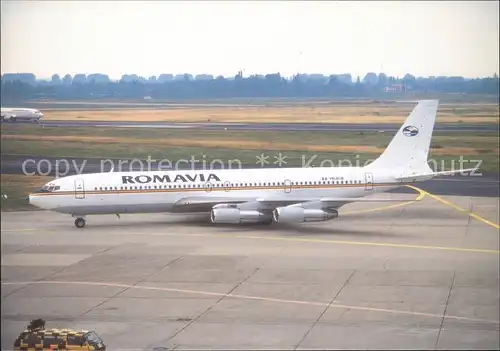 Flugzeuge Zivil Boeing 707 3K1C YR ABB Romavia Kat. Flug