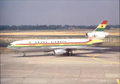 Flugzeuge Zivil McDonnell Douglas DC 10 30 9G ANA Ghana Airways  Kat. Flug