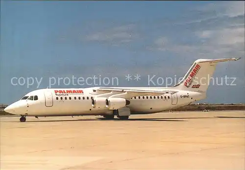 Flugzeuge Zivil BAe 146 300 G BPNT Palmair  Kat. Flug