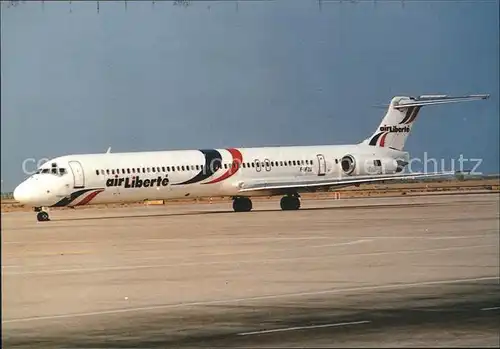 Flugzeuge Zivil MD 83 F GFZB Air Liberte  Kat. Flug