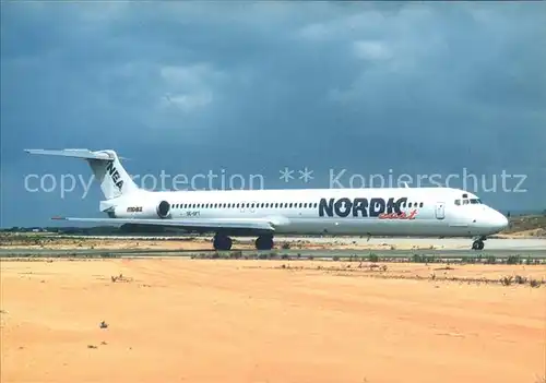 Flugzeuge Zivil MD 82 SE DFT Nordic East N C 49385 Kat. Flug