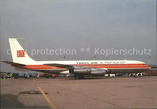 Flugzeuge Zivil Boeing 707 Tunis Air G BAEL Kat. Flug