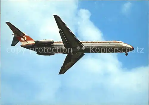 Flugzeuge Zivil Tuerk HAVA YOLLARI Tuerkish Airlines DC9 Kat. Flug