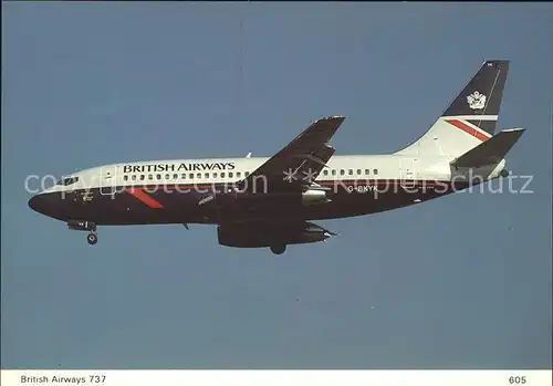 Flugzeuge Zivil British Airways Boeing 737 236 G BKYK Kat. Flug