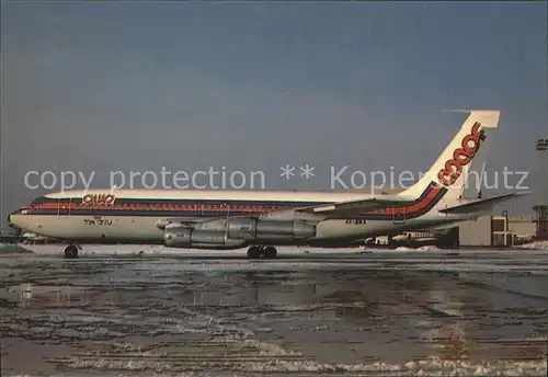 Flugzeuge Zivil 4X BMA Boeing 720 023B c n 18014 Maof Airlines Kat. Flug