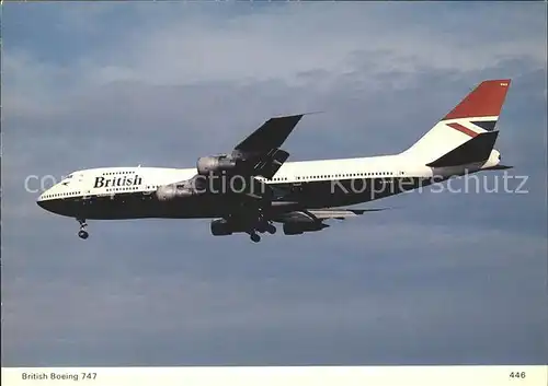 Flugzeuge Zivil British Boeing 747 Kat. Flug