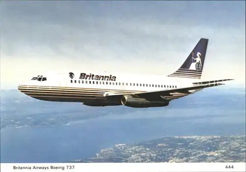 Flugzeuge Zivil Britannia Airways Boeing 737 Kat. Flug