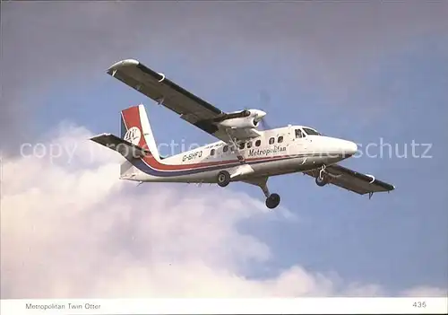 Flugzeuge Zivil Metropolitan Twin Otter G BHFD Kat. Flug