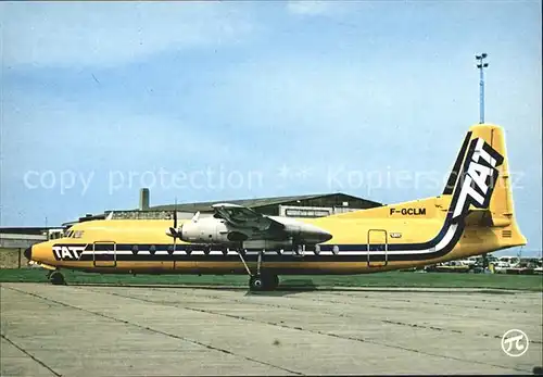 Flugzeuge Zivil TAT Fairchild FH227B F GCLM Kat. Flug