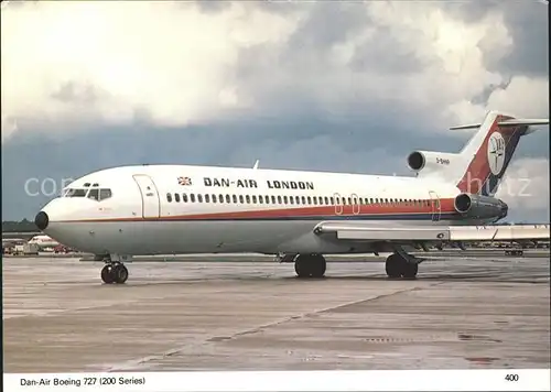 Flugzeuge Zivil Dan Air Boeing 727 200 Series Kat. Flug