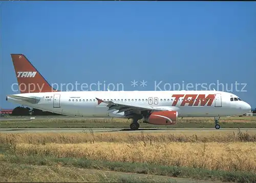 Flugzeuge Zivil Tam Brasil A320 232 F WWIR c n 1246 Kat. Flug