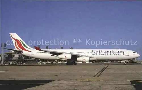 Flugzeuge Zivil Srilankan A340 300 4R.ADD  Kat. Flug