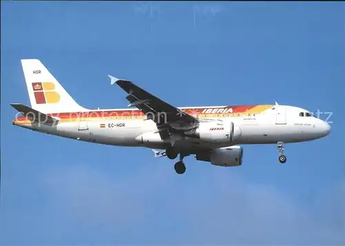 Flugzeuge Zivil Iberia Airbus Industrie A319 111 EC HGR cn 1154 Kat. Flug