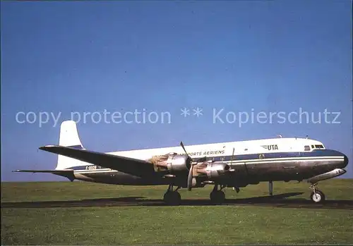 Flugzeuge Zivil UTA Douglas DC.6B F BGOB Cn 43833 Kat. Flug