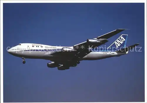 Flugzeuge Zivil All Nippon Airways Boeing 747 281B JA8190 cn 24399 Kat. Flug