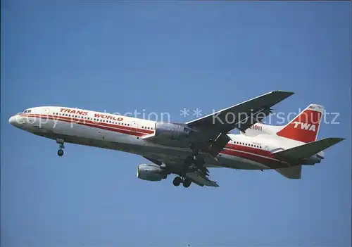 Flugzeuge Zivil TWA Trans World Airlines Lockheed Tristar L 1011 Kat. Flug