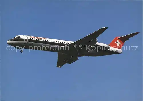 Swissair Fokker 100 Kat. Flug