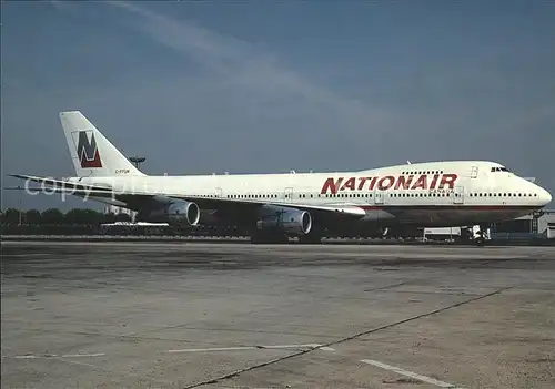 Flugzeuge Zivil C FFUN Boeing 747 124 Nationair Canada c n 20305 146 Kat. Flug