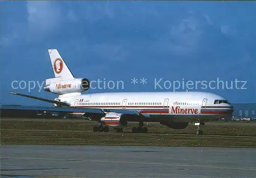 Flugzeuge Zivil Minerve DC 10 30 F GGMZ Kat. Flug