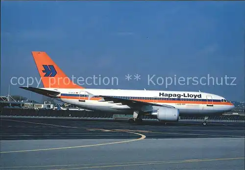 Flugzeuge Zivil Hapag Lloyd Airbus A 310 300 D AHLB  Kat. Flug