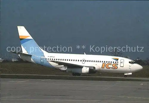 Flugzeuge Zivil ICS Boeing 737 200 F GFVJ Kat. Flug