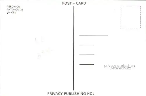 Flugzeuge Zivil Aeronica Antonov 32 YN CBV Kat. Flug