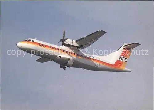 Flugzeuge Zivil NFD ATR 42 D BFFF Kat. Flug