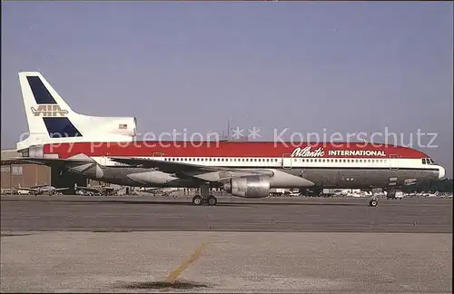 Flugzeuge Zivil Atlantic International Lockheed L.1011 385 1 c n 1087 N330EA  Kat. Flug