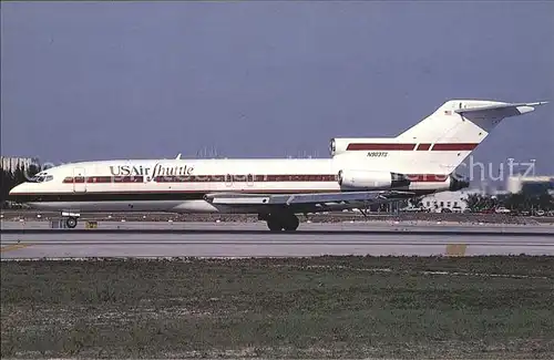 Flugzeuge Zivil US Air Shuttle Boeing 727 25 c n 18272 N903TS  Kat. Flug