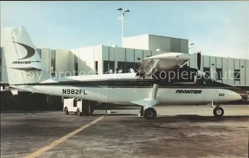 Flugzeuge Zivil Frontier Airlines DHC 6 N982FL Kat. Flug