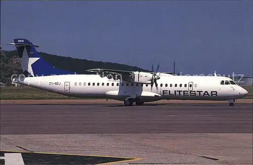 Flugzeuge Zivil Flitestar ATR 72 c n207 ZS NDJ  Kat. Flug