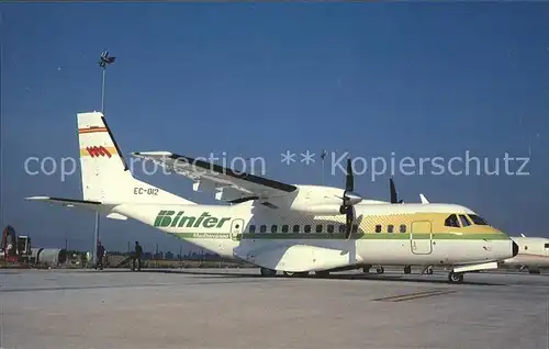 Flugzeuge Zivil Binter Mediterraneo S.A. Casa CN 235 100 EC 012 Kat. Flug