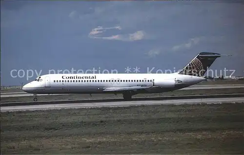 Flugzeuge Zivil Continental Airlines McDonnell Douglas DC 9 32 N538TX MSN47218 Kat. Flug