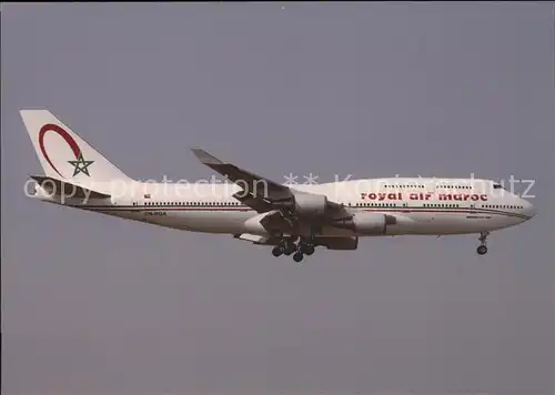 Flugzeuge Zivil Royal Air Maroc B 747 428 CN RGA c n 25629 Kat. Flug