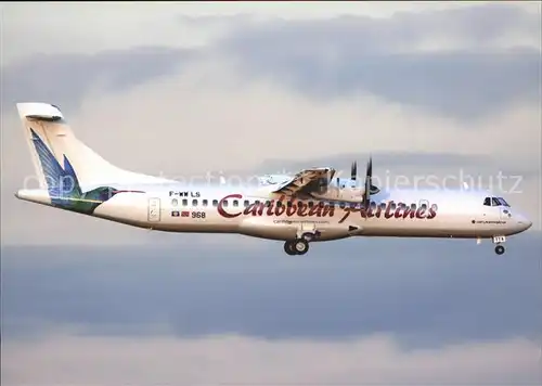 Flugzeuge Zivil Caribbean Airlines ATR 72 600 F WWLS c n 968 Kat. Flug