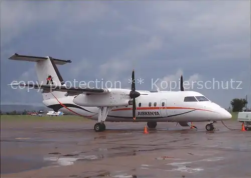 Flugzeuge Zivil Airkenya Dash 8 100 5Y BTZ c n 203 Kat. Flug