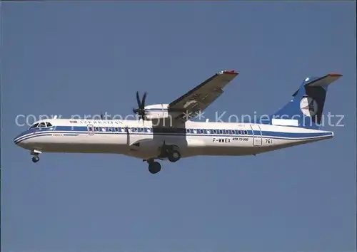 Flugzeuge Zivil Azerbaijan Airlines ATR 72 500 F WWEX c n 761 Kat. Flug