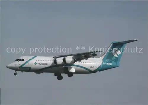 Flugzeuge Zivil Air Dolomiti BAe 146 300 I ADJF c n E3193 Kat. Flug