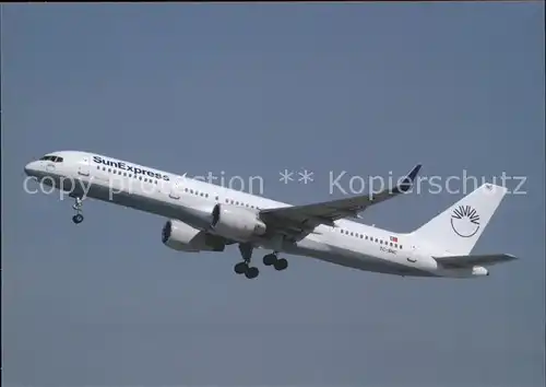 Flugzeuge Zivil Sun Express B 757 2QB w TC SNC c n 26273  Kat. Flug