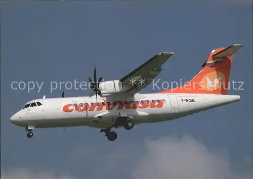 Flugzeuge Zivil Conviasa ATR 42 400 F WQNL c n 487  Kat. Flug