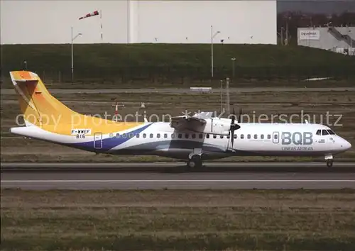 Flugzeuge Zivil BQB Lineas Aereas ATR 72 500 F WWEF c n 816 Kat. Flug