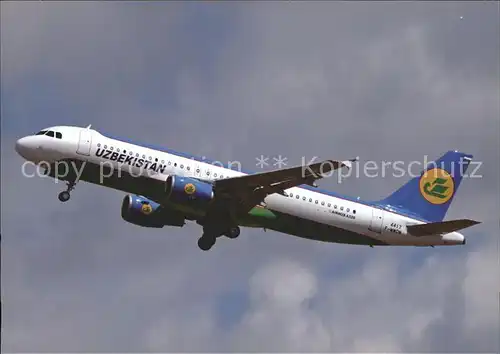 Flugzeuge Zivil Uzbekistan A320 214 F WWDM c n 4417 Kat. Flug