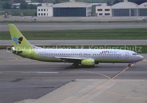 Flugzeuge Zivil Jinair B 737 86N HL 7564 c n 28638  Kat. Flug