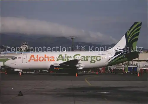 Flugzeuge Zivil Aloha Air Cargo B 737 282 N826AL c n 23051  Kat. Flug
